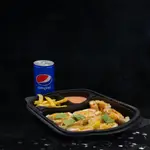 Chicken Saj With Cheese + Pepsi